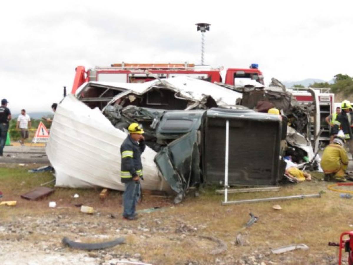 Fin de semana trágico en Honduras con 22 muertos en accidentes viales