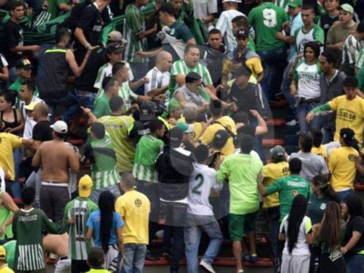 Colombia: un muerto tras enfrentamiento en estadio de Bucaramanga