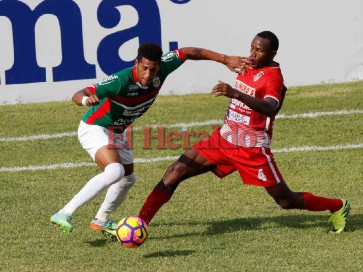 Marathón derrotó 2-0 a Real Sociedad en el estadio Yankel Rosenthal