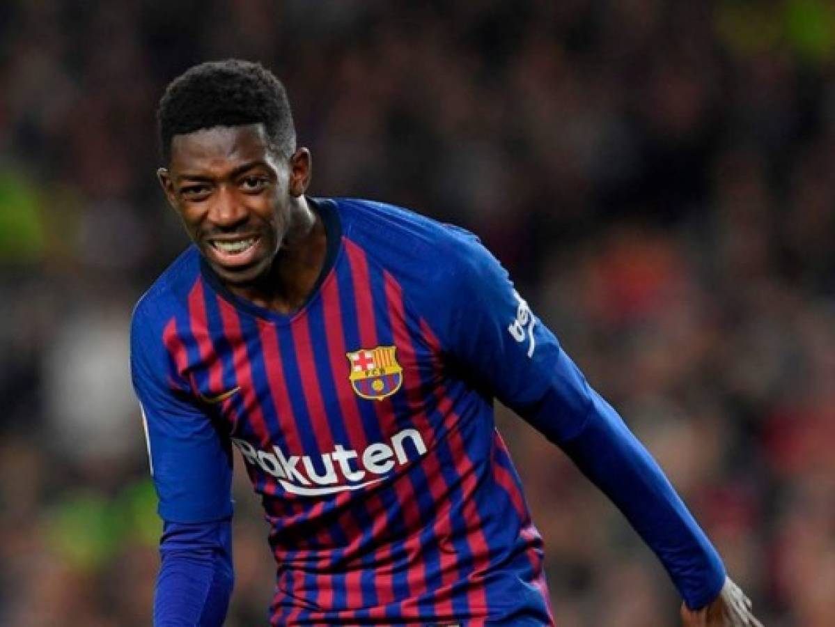 Dembelé de baja ante Getafe por una lesión en la pierna izquierda