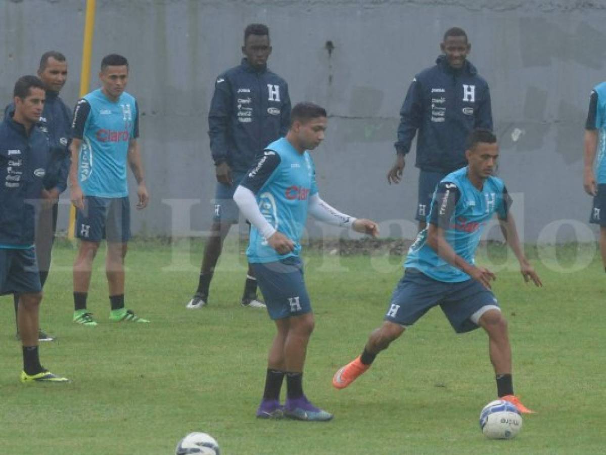 Selección de Honduras y sus 16 pasos durante el penúltimo entreno antes de ESA