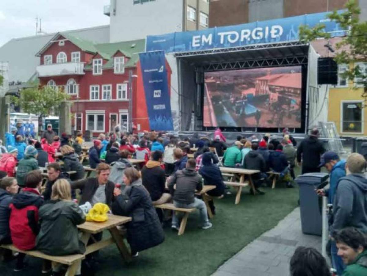 Hondureño relata la fiesta en Islandia por la Euro