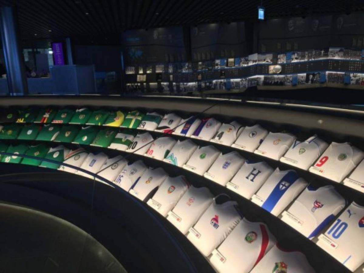 Camisa de la Selección de Honduras figura en el museo mundial del fútbol de la FIFA