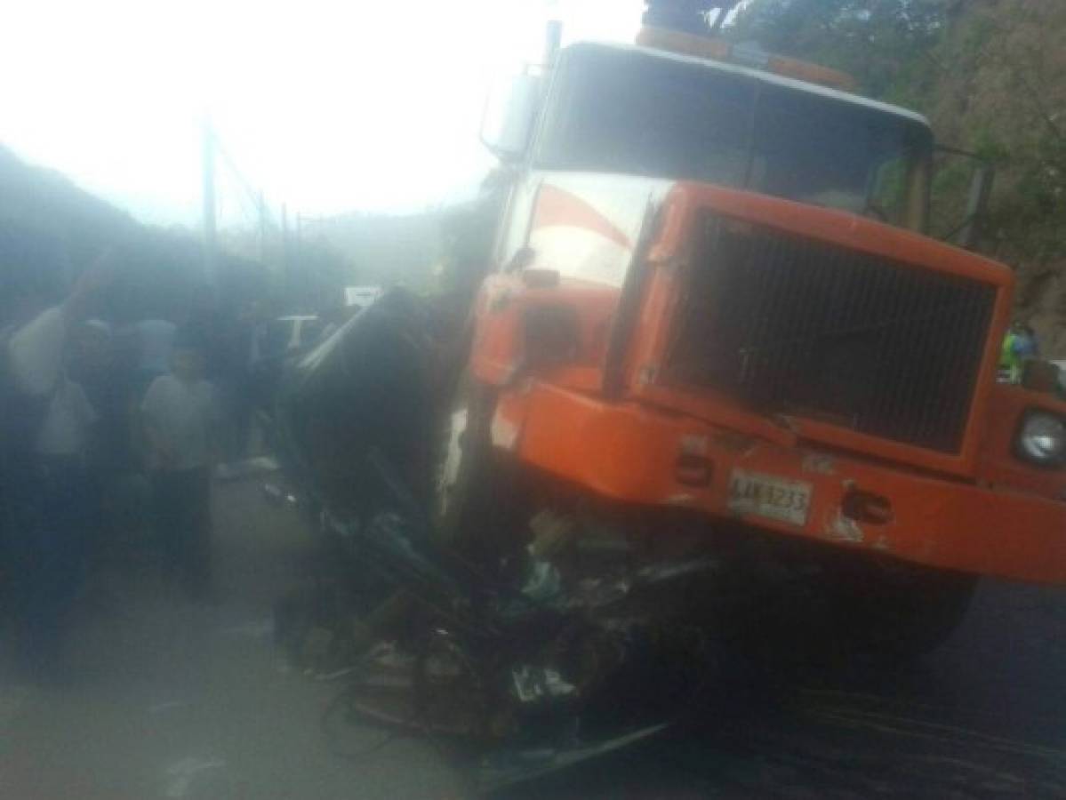 Un muerto en accidente en la salida al oriente de la capital de Honduras