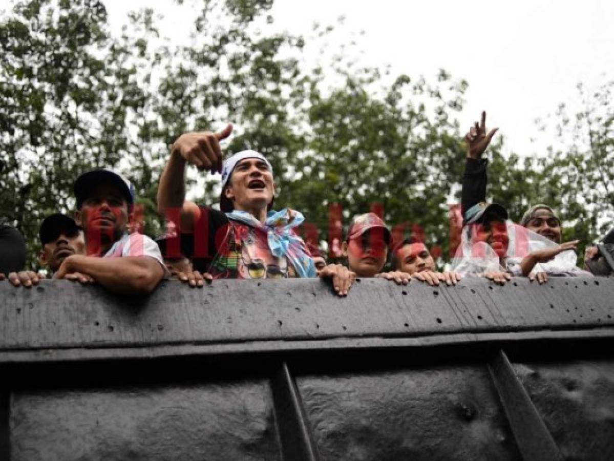 Caravana de migrantes hondureños: 'Vamos a hacer el intento, a ver si se les ablanda el corazón”