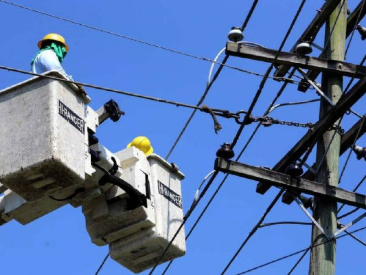 Sectores de Honduras que no tendrán energía eléctrica este martes 31 de julio