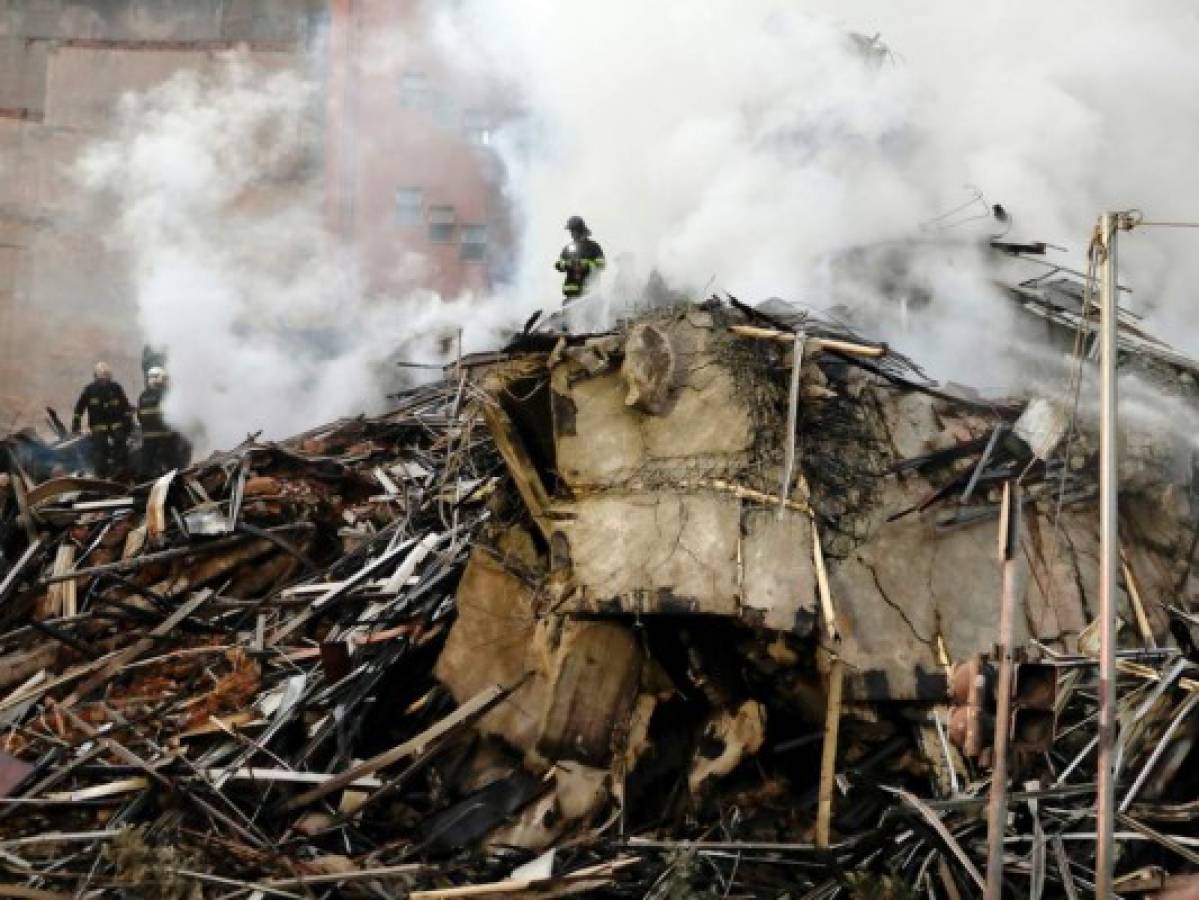 Brasil: Edificio de Sao Paulo se incendia y colapsa