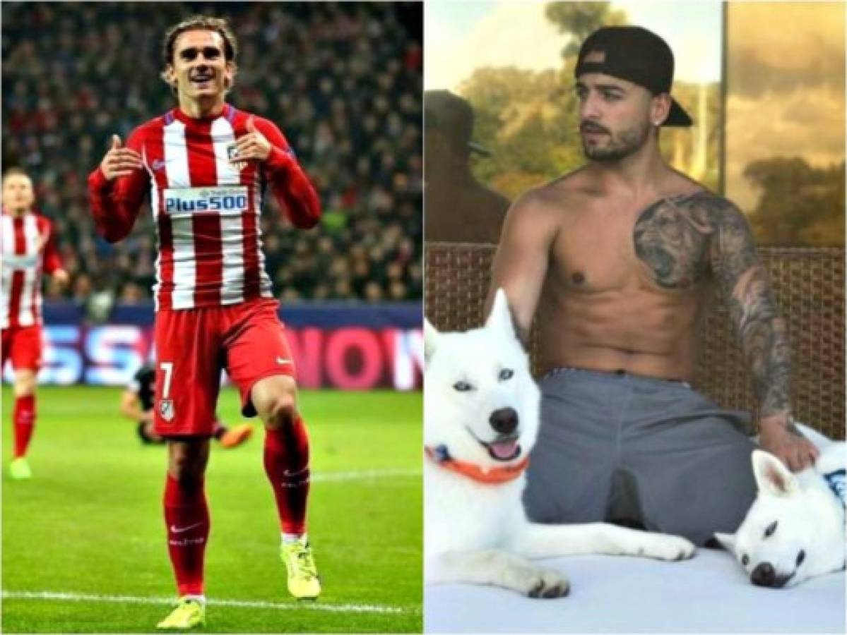 Antoine Griezmann agradece a Maluma que haga bailar a su esposa