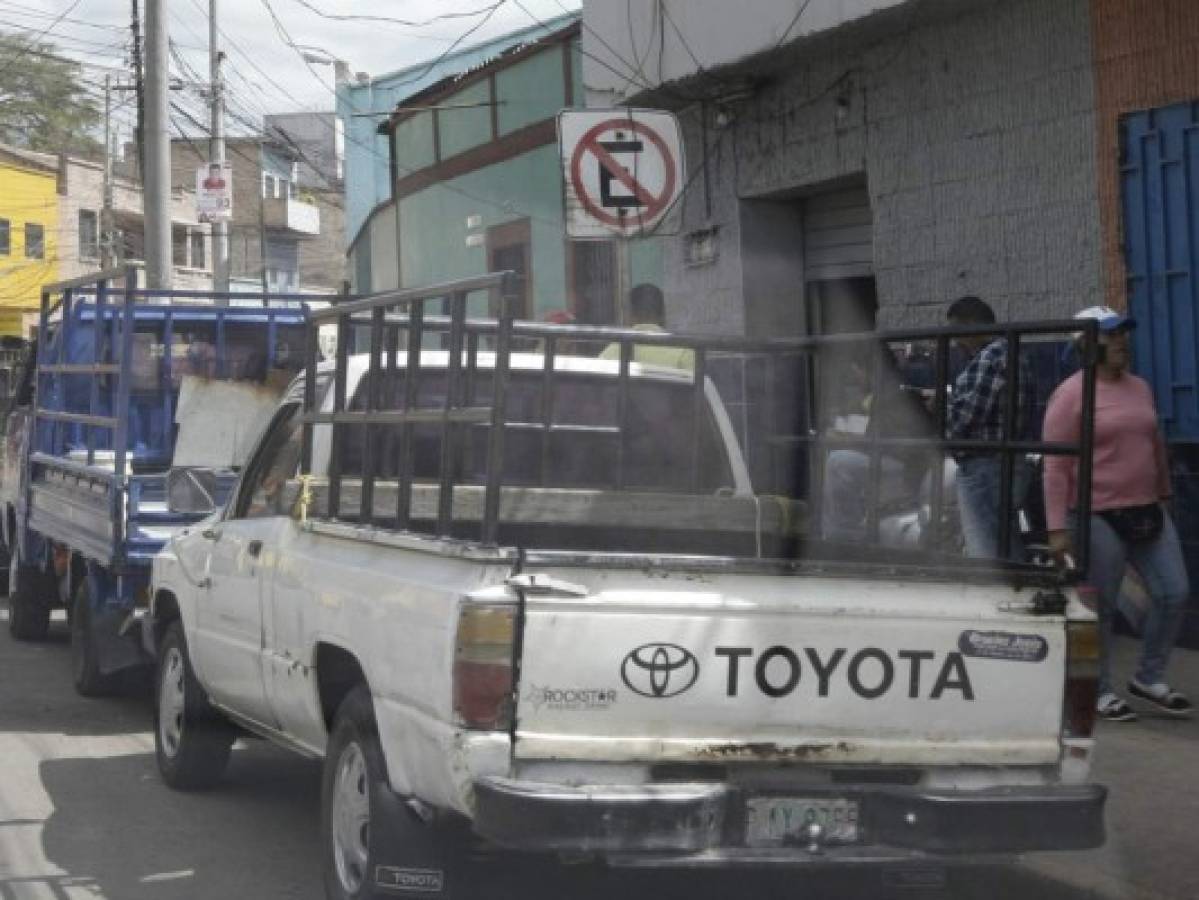  Por irrespeto a rótulos de no estacionar Alcaldía capta 6,000 lempiras diarios