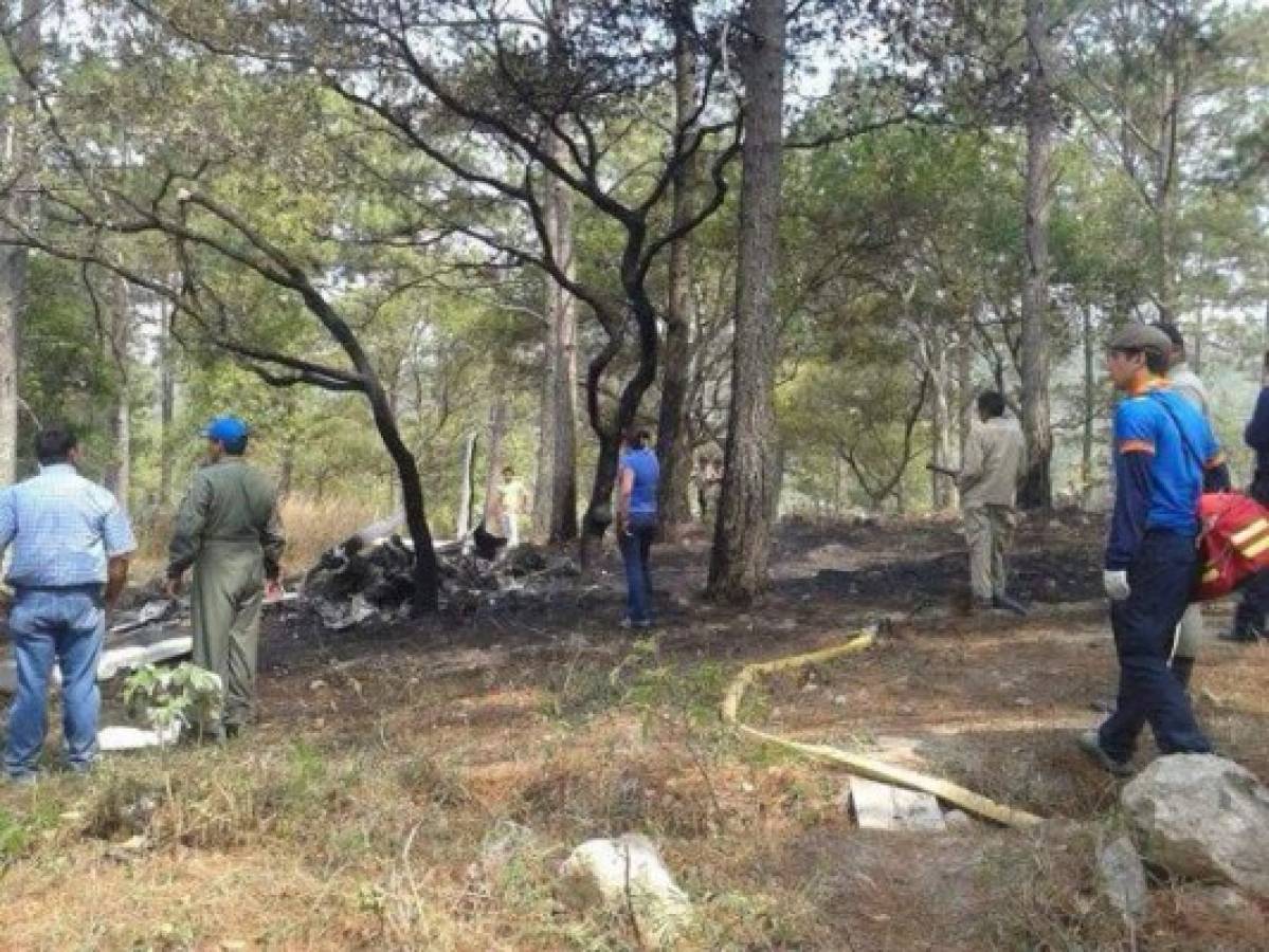 Cuatro fallecidos en accidente de avioneta al occidente de Honduras