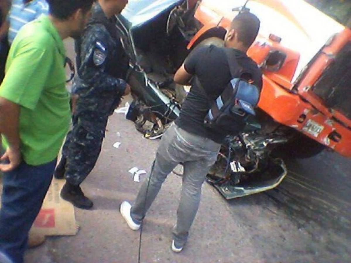 Un muerto en accidente en la salida al oriente de la capital de Honduras