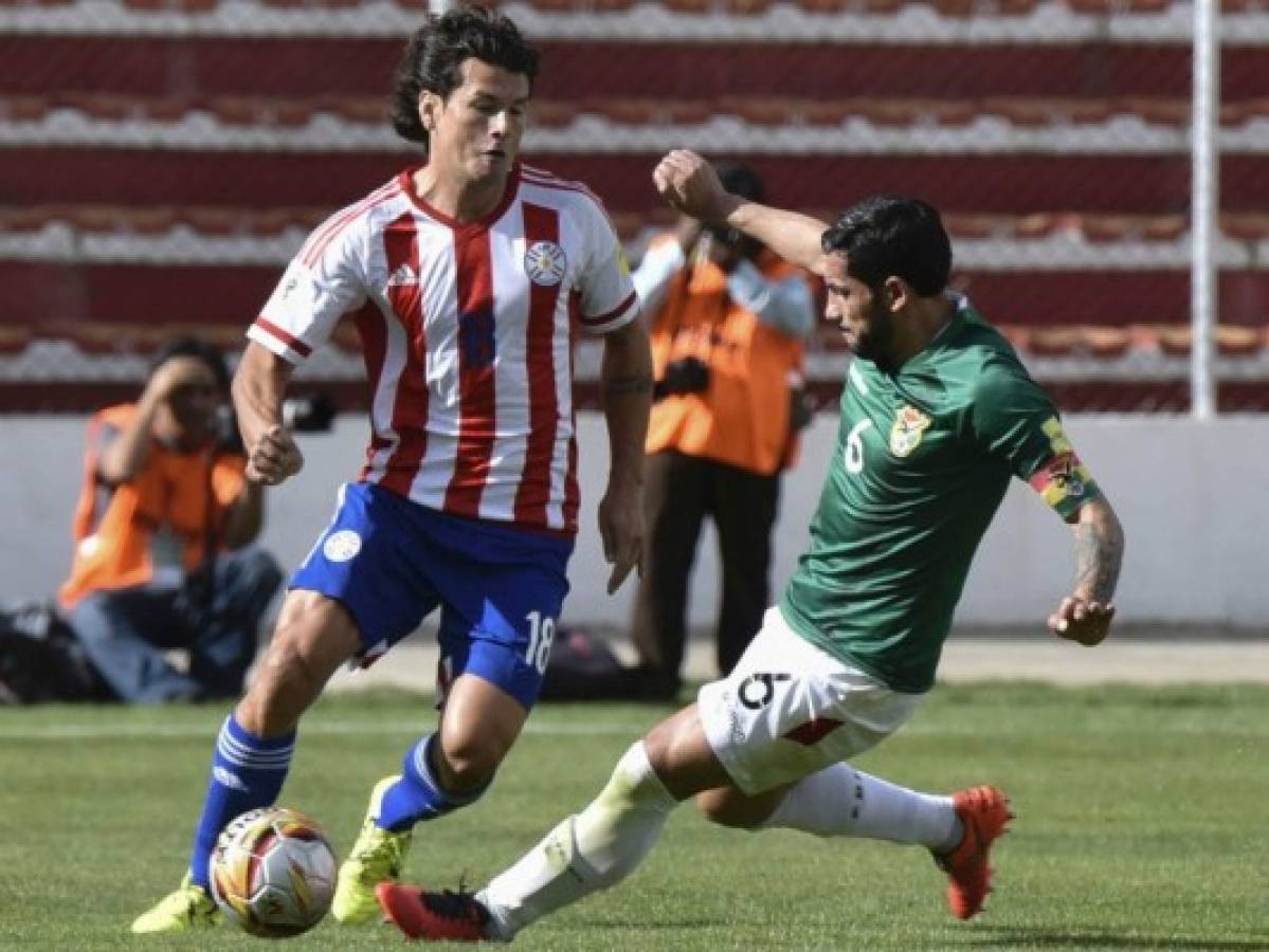 Bolivia vence a Paraguay 1-0 en clasificatoria sudamericana para Rusia-2018