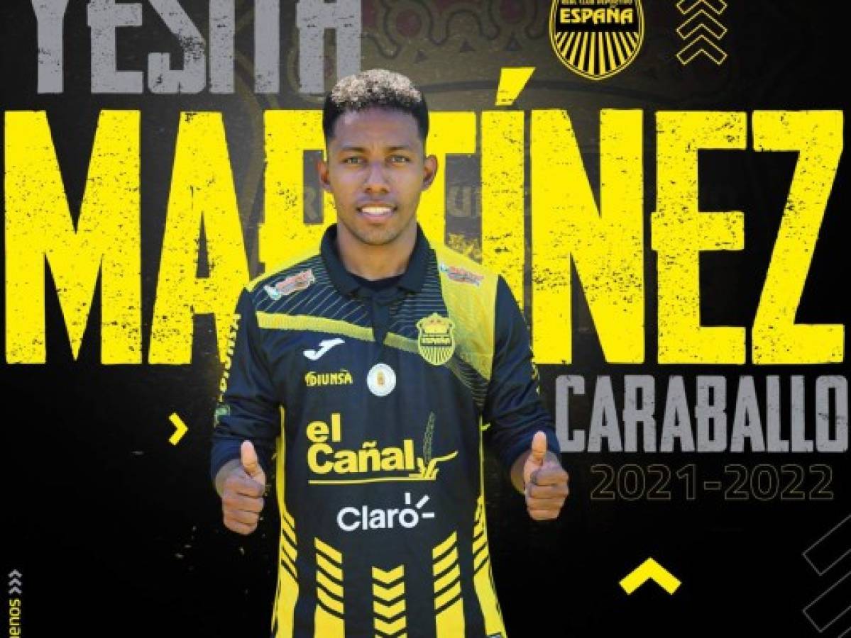 Real España anuncia fichaje de Yesith Martínez para el torneo Apertura