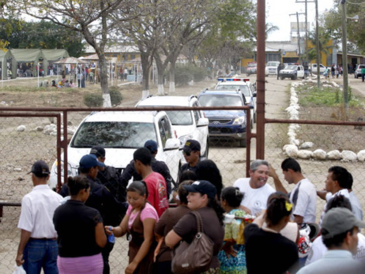 Primera visita a reclusos ilesos