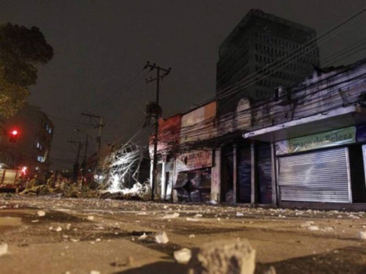 Fuerte explosión en Rio deja siete heridos y varios inmuebles destruidos