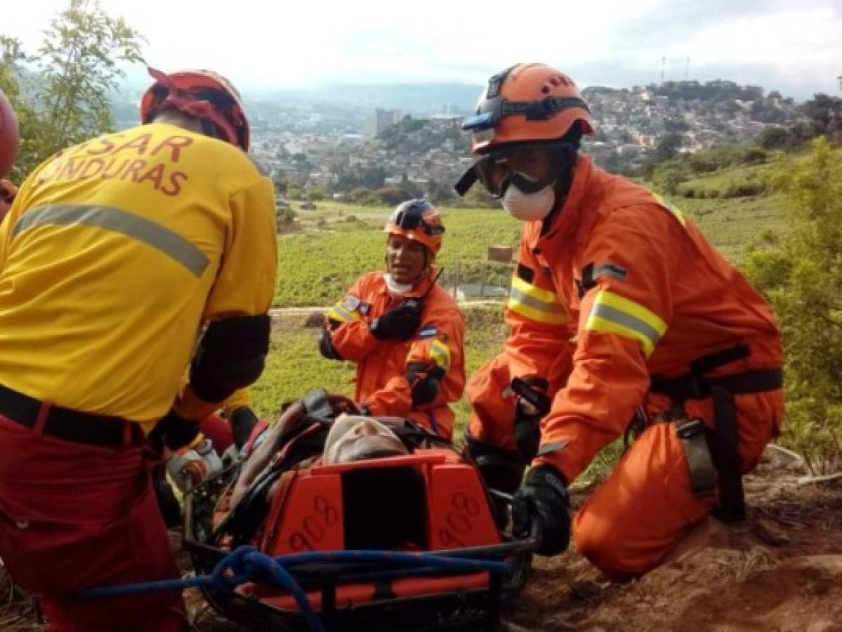 Realizan simulacro en cerro El Berriche tras 20 años del huracán Mitch