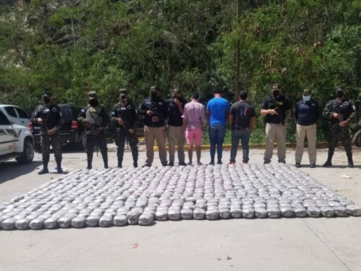 Incautan 644 paquetes de supuesta marihuana en El Progreso, Yoro