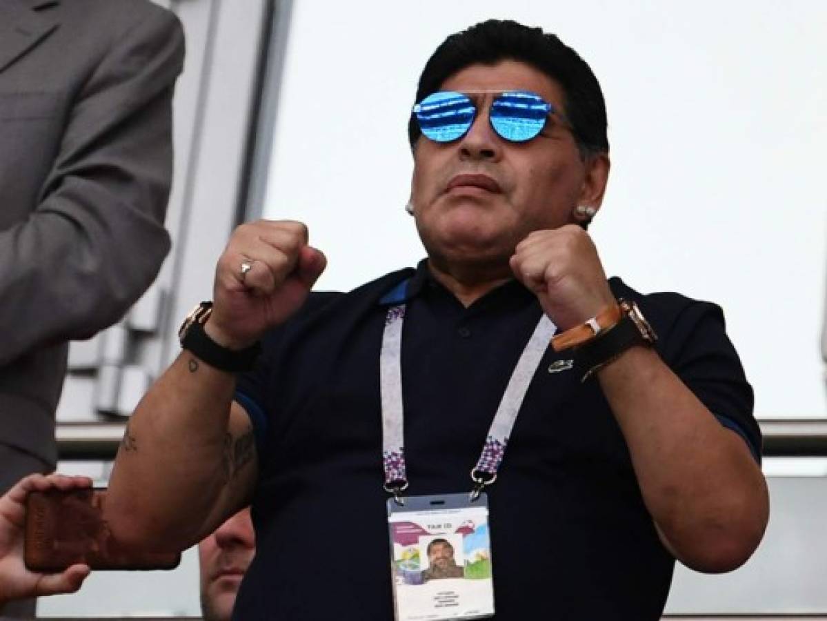 ﻿¿Cuánto gana Maradona por asistir a los partidos de Argentina en Rusia 2018?