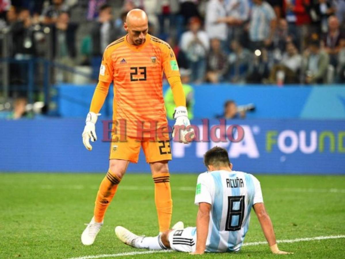 Willy Caballero desencadenó paliza y casi eliminación de Argentina en Mundial de Rusia