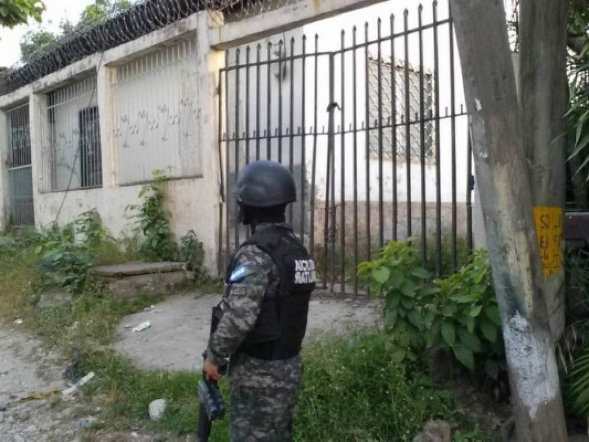 Operación Morazán localiza 'casa loca' en San Pedro Sula