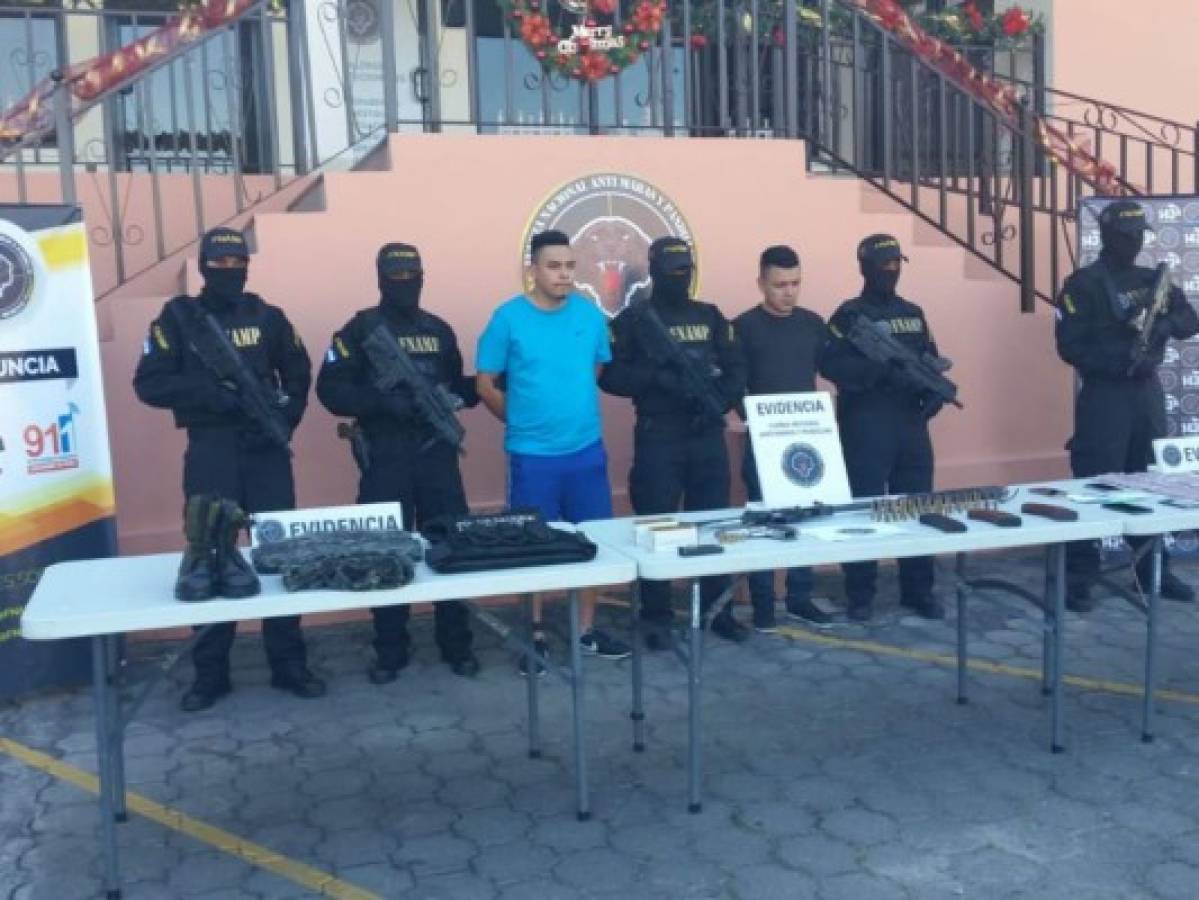 Capturan al 'Perverso' y al 'Wason', sicarios de la pandilla 18 en colonia El Pedregal  