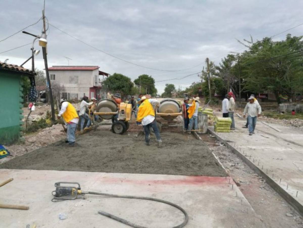 Bulevar de Marcovia registra un 50 por ciento de avance