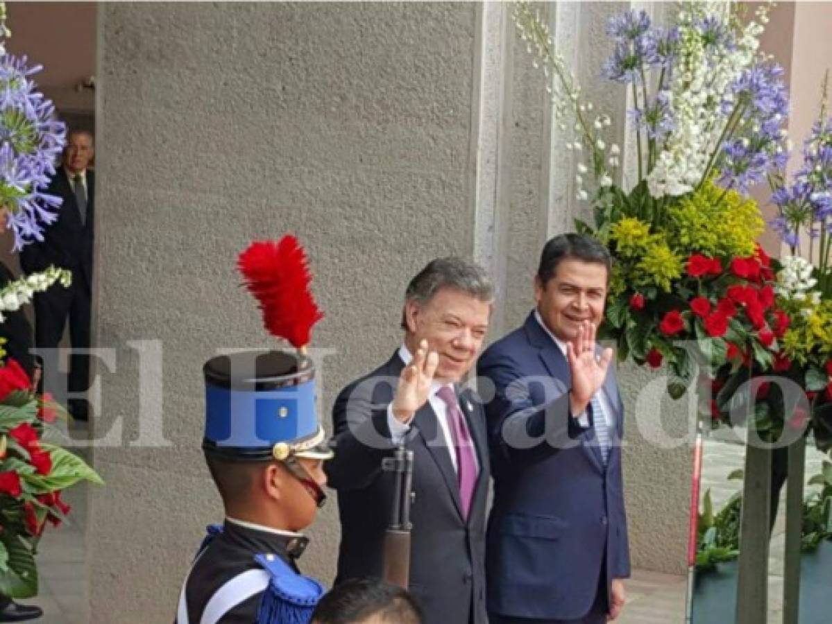 Presidente Juan Manuel Santos se reúne con empresarios hondureños