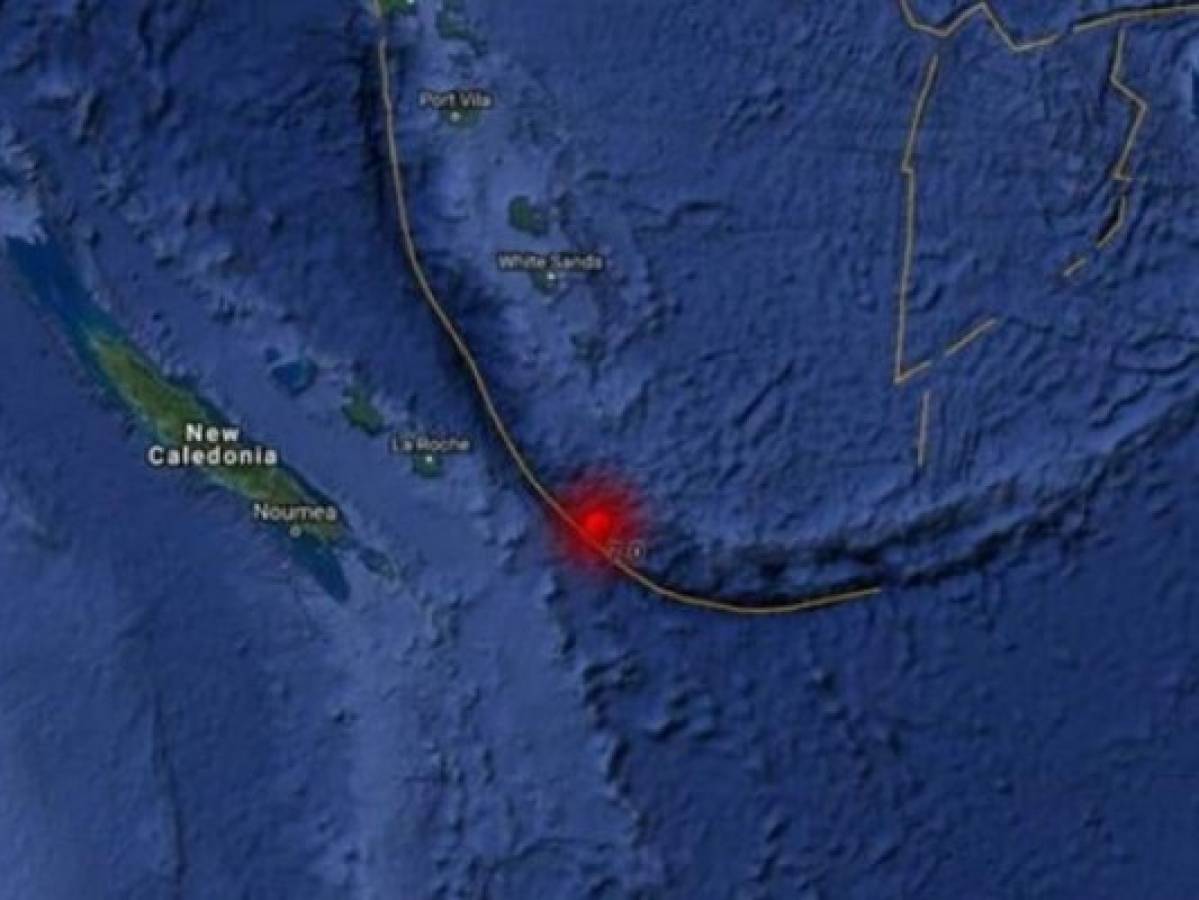 Alerta de tsunami en Nueva Caledonia tras sismo de 7.1 en el Pacífico