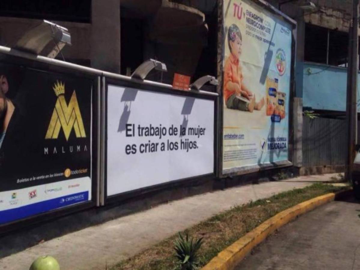 Autores aclaran sobre polémicos mensajes machistas en Tegucigalpa