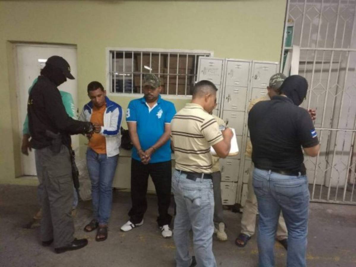 Banda criminal detenida en Choluteca estaba integrada por una policía y un expolicía