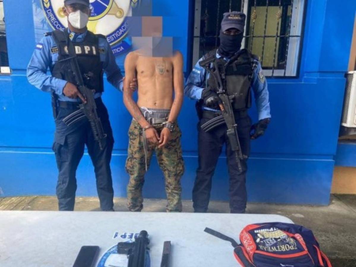 Capturan a 'Demon', integrante de la MS-13, con arma prohibida  