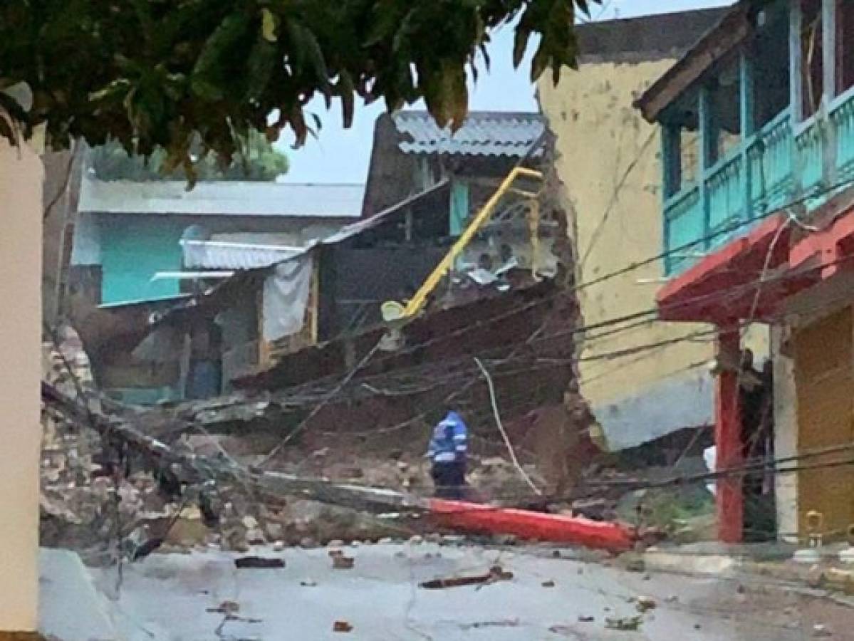 Lluvias provocan caída de muro de cárcel de Trujillo