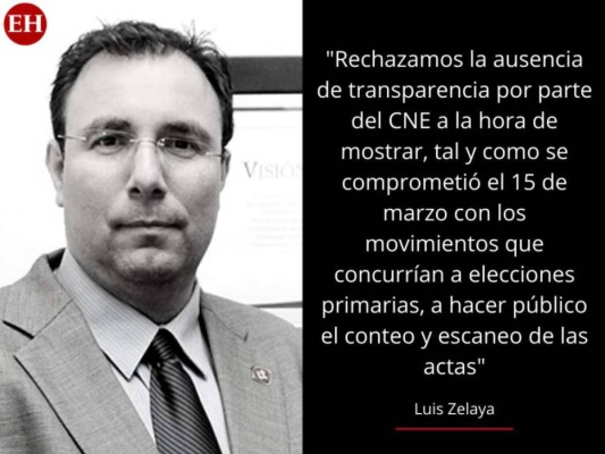 Elogios, pleitos y lucha: las frases de los precandidatos hondureños