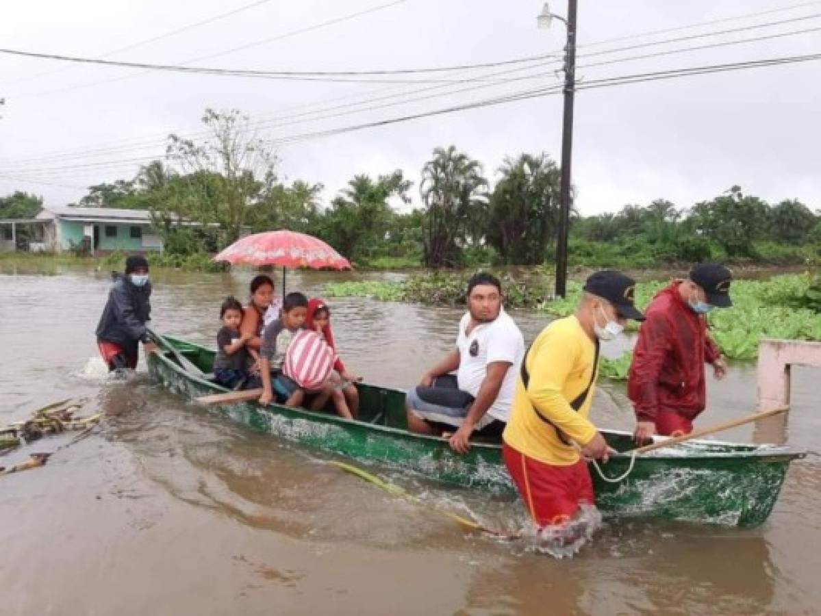 Huracán Eta: los albergues habilitados en el norte de Honduras