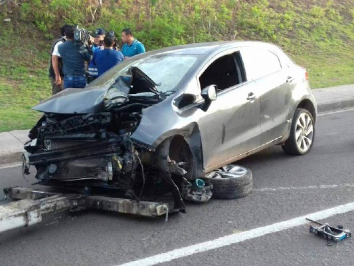 Un herido dejó accidente en el anillo periférico de la capital de Honduras