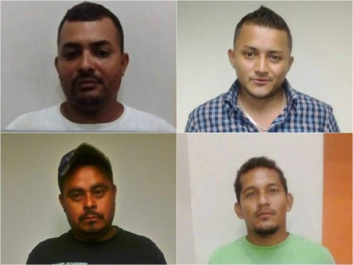 Caen cuatro supuestos miembros de la banda criminal Los Olanchanos