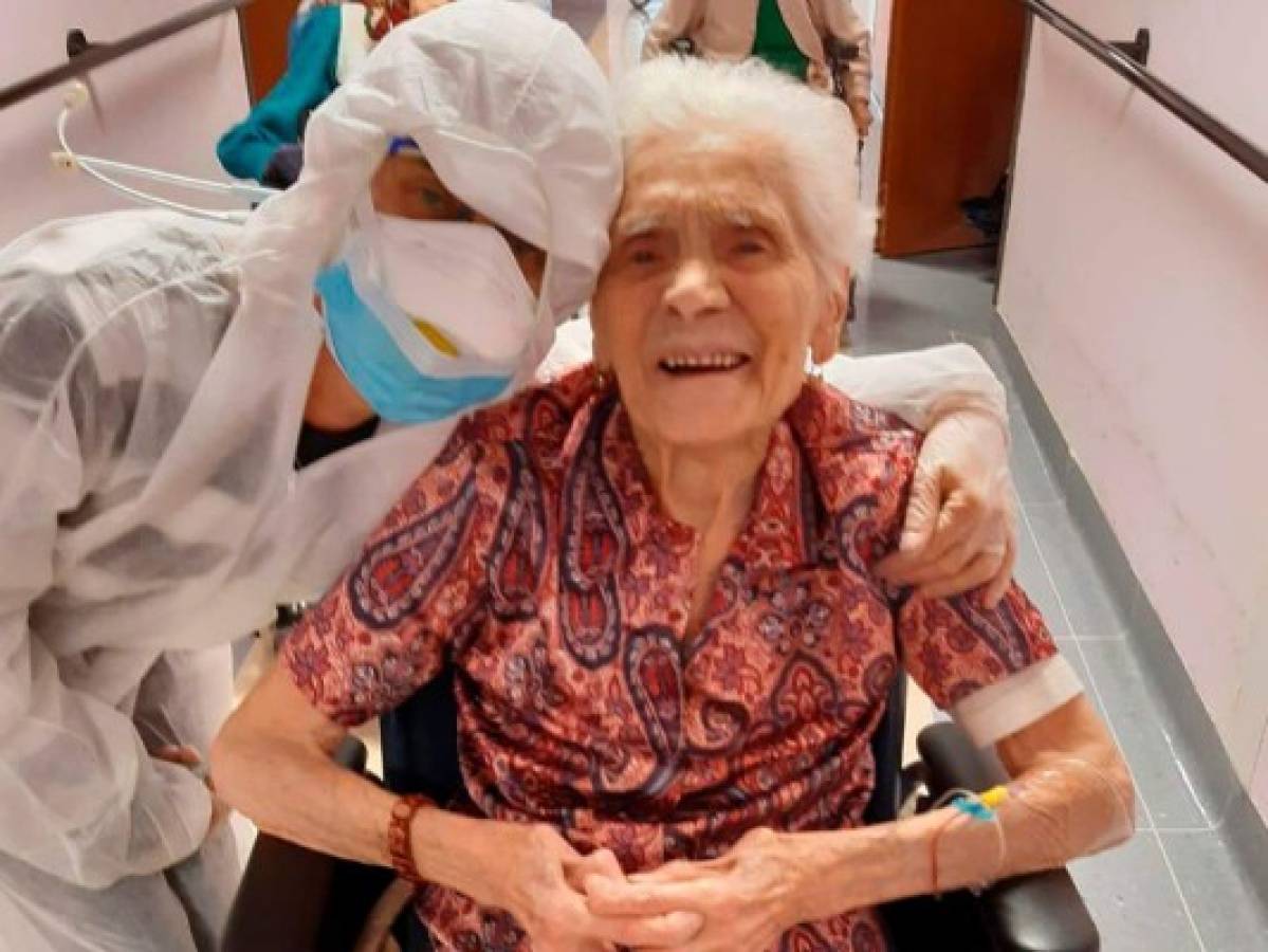 Italiana de casi 104 años se recupera de Covid-19 con 'fe”  