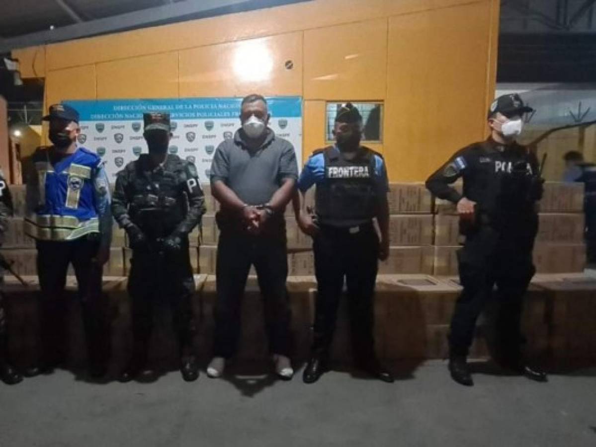 Detienen a hombre por contrabando de cigarros prohibidos en Honduras    