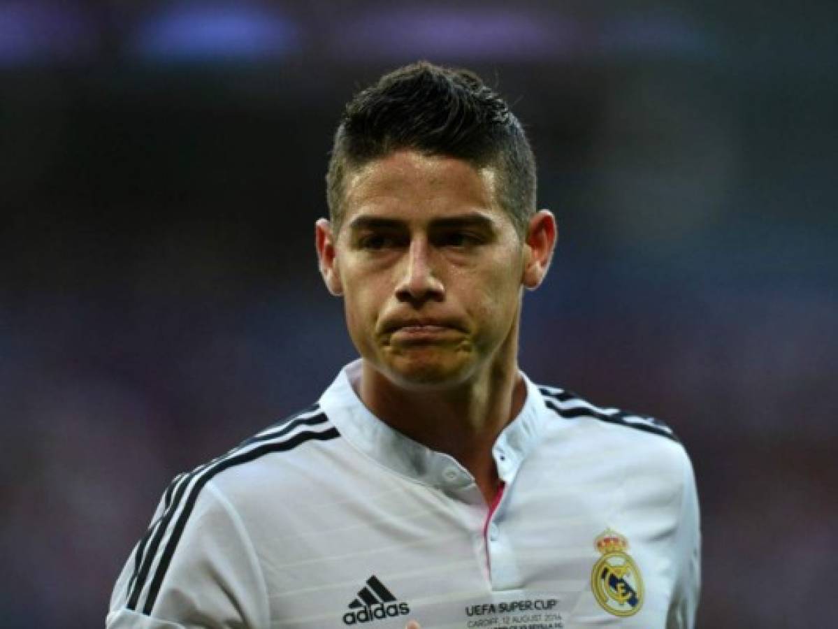 James Rodríguez sufre una 'sobrecarga' en su pierna derecha