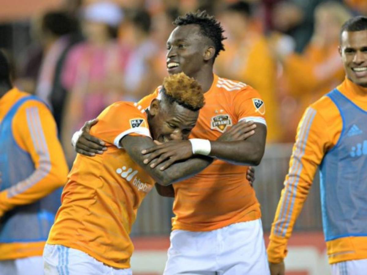 Romell Quioto y Alberth Elis anotan con el Houston Dynamo ante el Columbus Crew SC