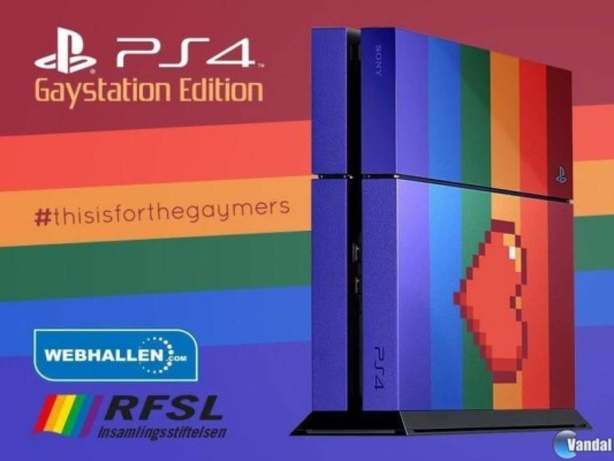 Así es la 'GayStation Edition', la PS4 más colorida