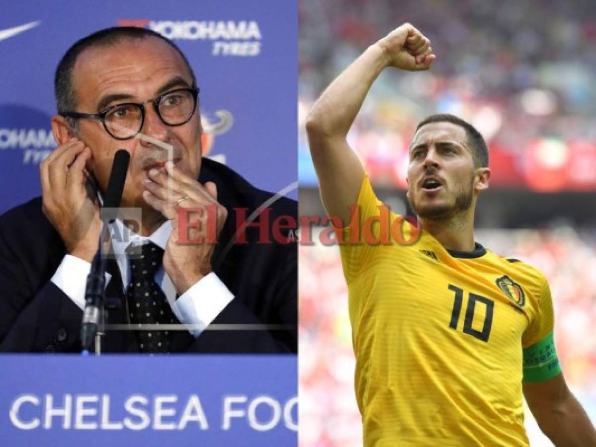 DT de Chelsea Sarri quiere hablar 'cara a cara' con Eden Hazard