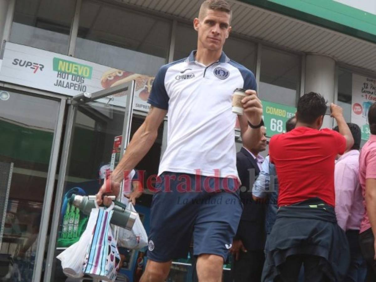 Las imágenes de la salida de Motagua a Puerto Cortés para enfrentar a Platense en la jornada 15