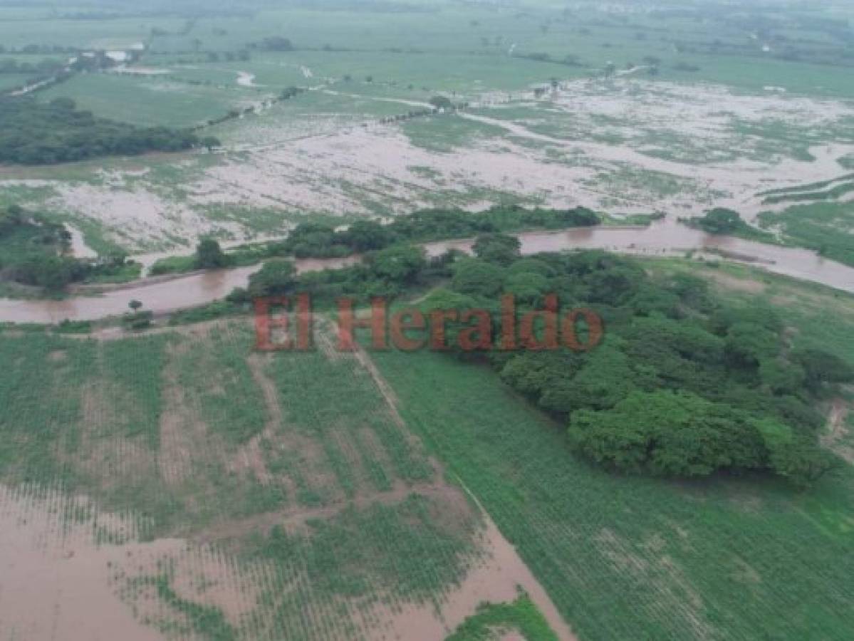 Honduras: Se desborda el río Sampile en Marcovia, Choluteca