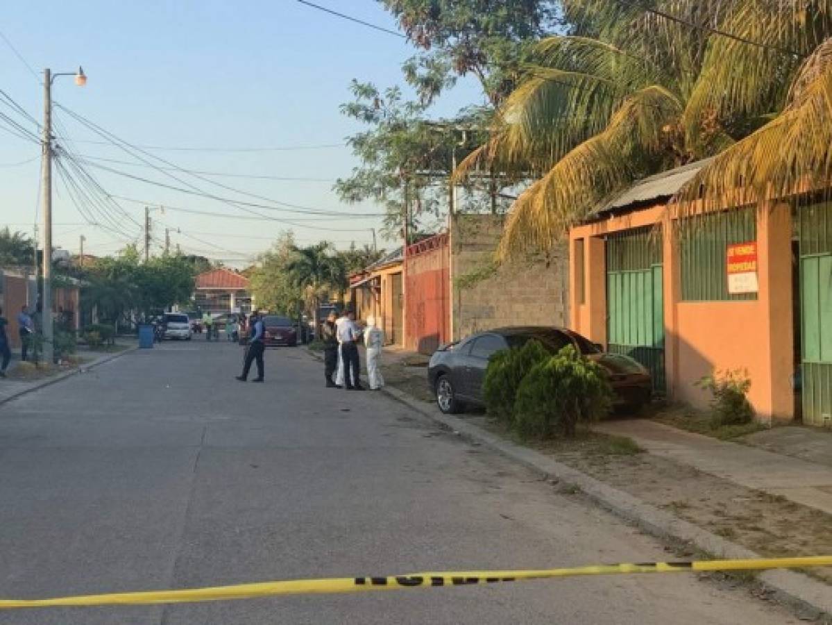 A balazos matan a dos personas en la colonia Montefresco de San Pedro Sula