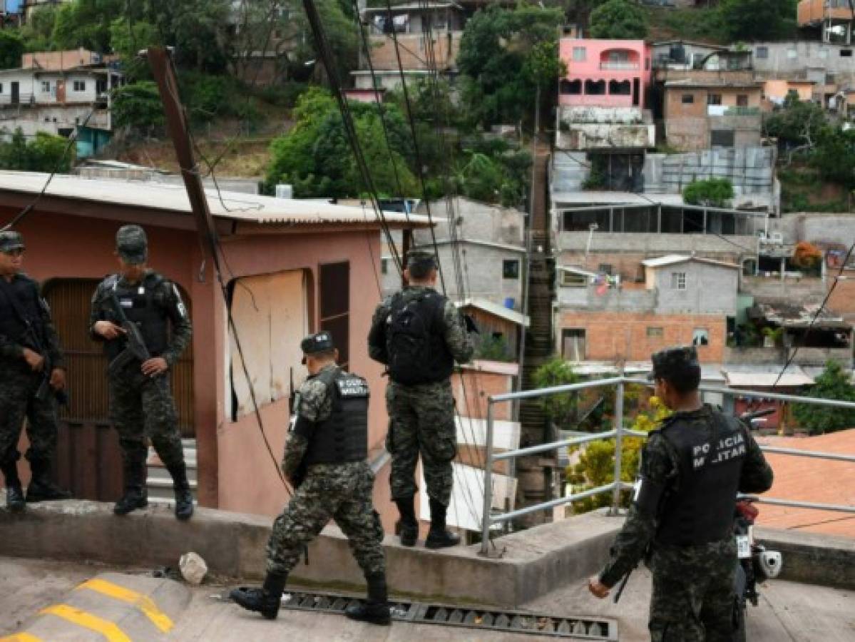 Policía Militar llegó a varias colonias donde las pandillas no dejan realizar la campaña electoral en Honduras