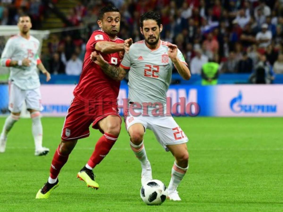 España vence a Irán con gol de Diego Costa