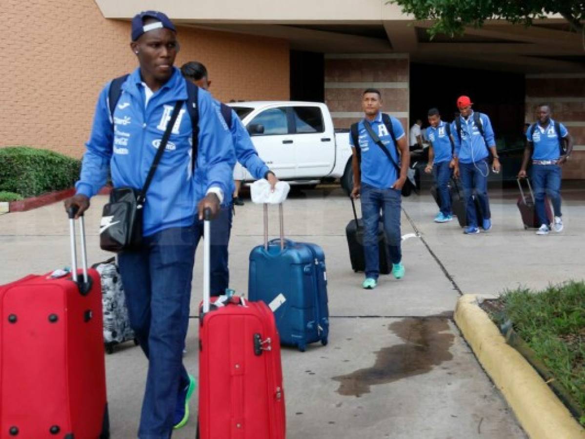 La Selección de Honduras ya vuela rumbo a Canadá desde Houston