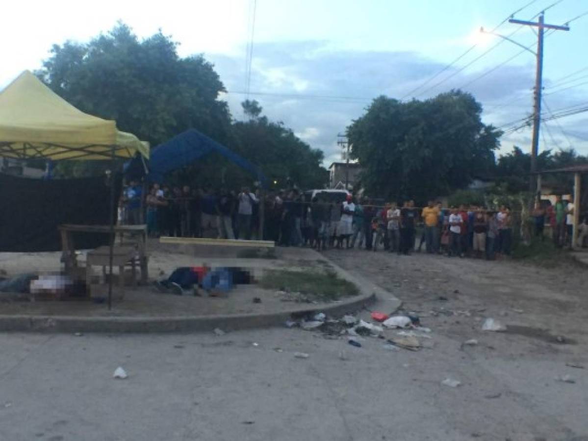 Al menos cuatro muertos deja masacre en San Pedro Sula