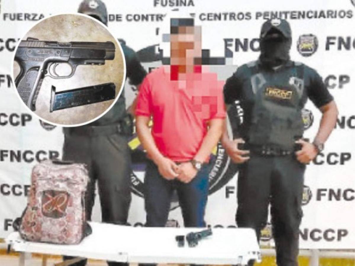 Por intentar meter arma a 'El Pozo” arrestan a agente penitenciario